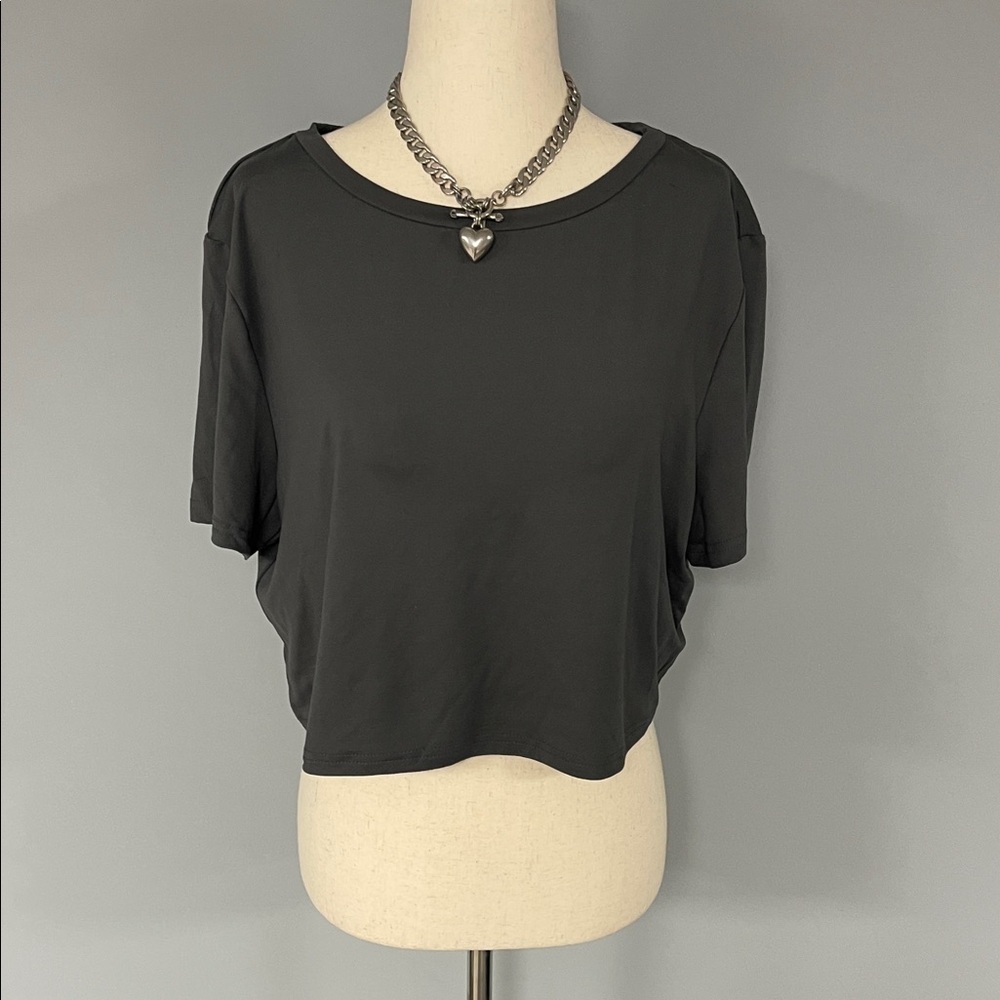 SHEIN Black Crop Top